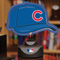 Chicago Cubs MLB Neon Baseball Cap Table Lamp