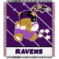 Baltimore Ravens NFL Baby 36" x 46" Triple Woven Jacquard Throw