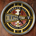 Vanderbilt Commodores NCAA College 12" Chrome Wall Clock