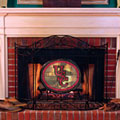 South Carolina Gamecocks NCAA College Stained Glass Fireplace Screen
