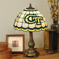 Georgia Tech Yellowjackets NCAA College Stained Glass Tiffany Table Lamp
