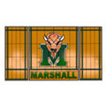NCAA Marshall Thundering Herd Stained Glass Fireplace Screen