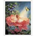 The Golden Butterfly - Framed Canvas