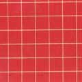 Dust Ruffle - Gold / Red Plaid