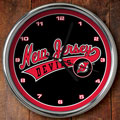 New Jersey Devils NHL 12" Chrome Wall Clock