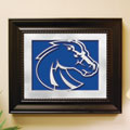 Boise State Broncos NCAA College Laser Cut Framed Logo Wall Art