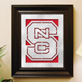 North Carolina State Wolfpack NCAA College Laser Cut Framed Logo Wall Art