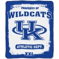 Kentucky Wildcats College "Property of" 50" x 60" Micro Raschel Throw