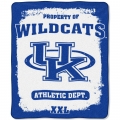 Kentucky Wildcats College "Property of" 50" x 60" Micro Raschel Throw