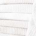Full / Queen White Caroline Bed Blanket