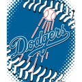 Los Angeles Dodgers MLB "Tie Dye" 60" x 80" Super Plush Throw