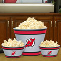 New Jersey Devils NHL Melamine 3 Bowl Serving Set