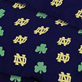 Notre Dame Fighting Irish 100% Cotton Sateen Standard Pillow Sham - Navy Blue