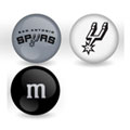 San Antonio Spurs Custom Printed NBA M&M's With Team Logo