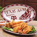 Texas A&M Aggies NCAA College 12" Ceramic Oval Platter