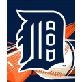 Detroit Tigers MLB "Big Stick" 50" x 60" Super Plush Throw