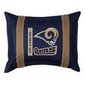 St. Louis Rams Side Lines Pillow Sham