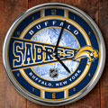 Buffalo Sabres NHL 12" Chrome Wall Clock