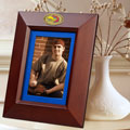 Kansas Jayhawks NCAA College 10" x 8" Brown Vertical Picture Frame