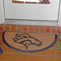 Denver Broncos NFL Half Moon Outdoor Door Mat