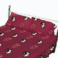 Florida Seminoles 100% Cotton Sateen Standard Pillowcase - Red