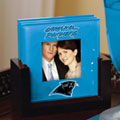 Carolina Panthers NFL Art Glass Photo Frame Coaster Set