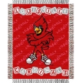 Louisville Cardinals NCAA College Baby 36" x 46" Triple Woven Jacquard Throw