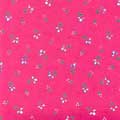 Joplin Fabric by the Yard - Small Fuschia Flower