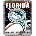 Florida Marlins MLB 48"x 60" Triple Woven Jacquard Throw