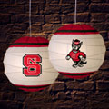 North Carolina State Wolfpack NCAA College 18" Rice Paper Lamp