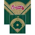 Atlanta Braves 60" x 50" Diamond Fleece Blanket / Throw