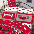 Arkansas Razorbacks 100% Cotton Sateen Standard Pillow Sham - Red