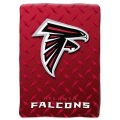 Atlanta Falcons NFL "Diamond Plate" 60' x 80" Raschel Throw