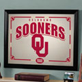 Oklahoma Sooners NCAA College Framed Glass Mirror