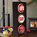 Nebraska Huskers NCAA College Stop Light Table Lamp