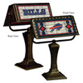 Buffalo Bills NFL Art Glass Bankers Lamp