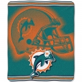Miami Dolphins NFL "Tonal" 50" x 60" Super Plush Throw