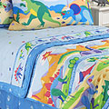 Dinosaurland Twin Comforter / Sheet Set