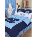 North Carolina Tarheels 100% Cotton Sateen Queen Bed-In-A-Bag