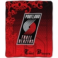 Portland Trail Blazers NBA Micro Raschel Blanket 50" x 60"