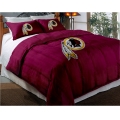 Washington Redskins NFL Twin Chenille Embroidered Comforter Set with 2 Shams 64" x 86"