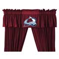 Colorado Avalanche Locker Room Window Valance