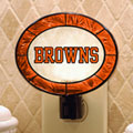 Cleveland Browns NFL Art Glass Nightlight