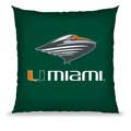 Miami Hurricanes UM 18" Toss Pillow