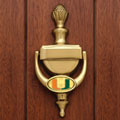 Miami Hurricanes UM NCAA College Brass Door Knocker