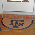 Texas A&M Aggies NCAA College Half Moon Outdoor Door Mat