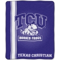 Texas Christian University TCU Horned Frogs College "Jersey" 50" x 60" Raschel Throw