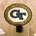 Georgia Tech Yellowjackets NCAA College Art Glass Nightlight