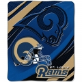 St. Louis Rams NFL Micro Raschel Blanket 50" x 60"
