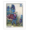 Bugle Fairy - Contemporary mount print with beveled edge
